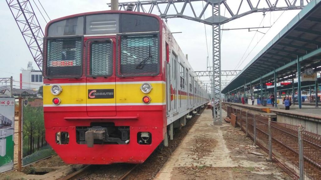JR 203-109F di Jalur 7 Stasiun Manggarai (Foto : Re Digest)