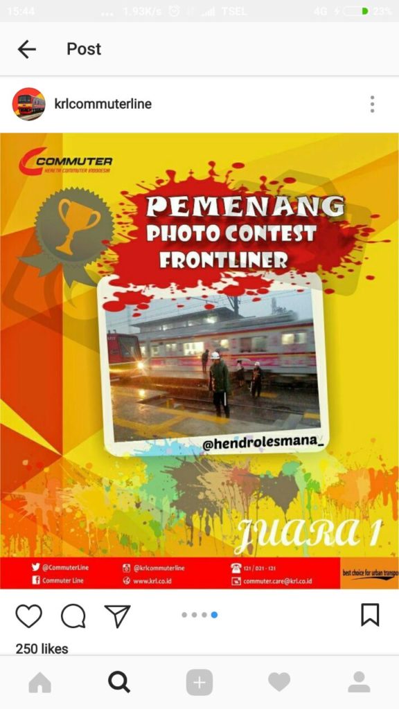 KMP Tim Juara I Photo Contest Fronliner KCI